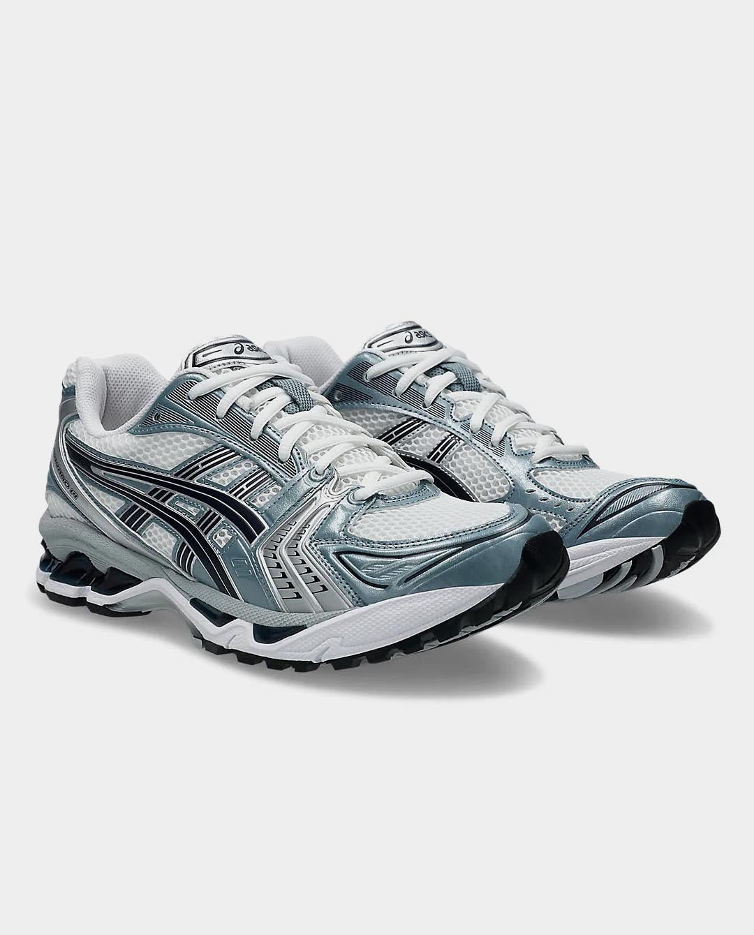 Asics - Gel-Kayano 14 Shoe - White/Fjord Grey Shoes ASICS