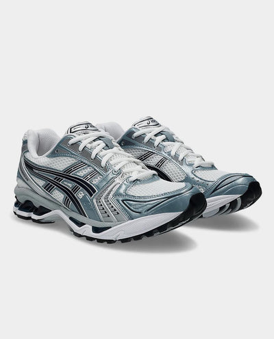 Asics - Gel-Kayano 14 Shoe - White/Fjord Grey Shoes ASICS