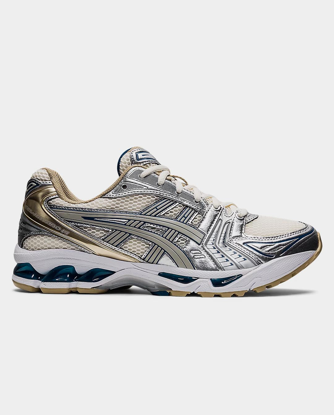 Asics - Gel-Kayano 14 Shoe - Cream/Silver Shoes ASICS   