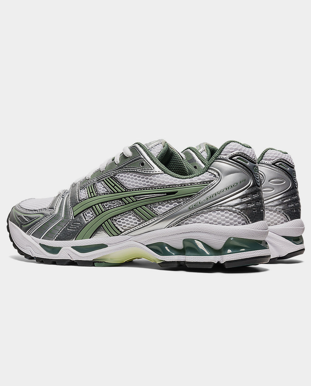 Asics - Gel-Kayano 14 Shoe - White/Slate Grey Shoes ASICS