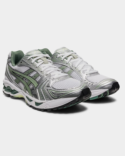 Asics - Gel-Kayano 14 Shoe - White/Slate Grey Shoes ASICS