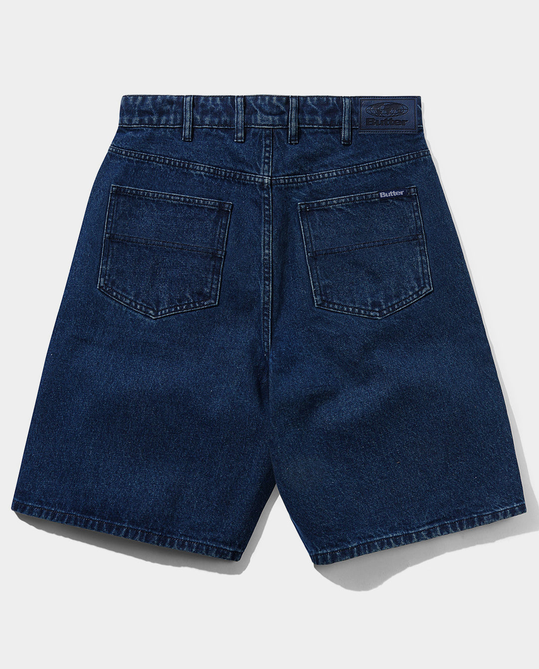 Butter Goods - Baggy Denim Shorts - Dark Blue Shorts Butter Goods