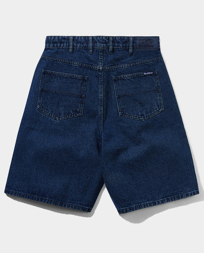 Butter Goods - Baggy Denim Shorts - Dark Blue Shorts Butter Goods
