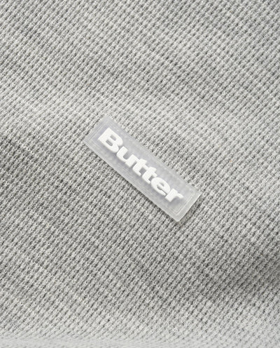 Butter Goods - Basic Waffle LS Shirt - Ash T-Shirts Butter Goods
