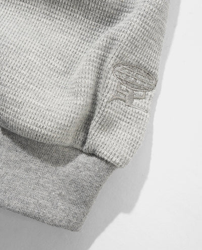 Butter Goods - Basic Waffle LS Shirt - Ash T-Shirts Butter Goods