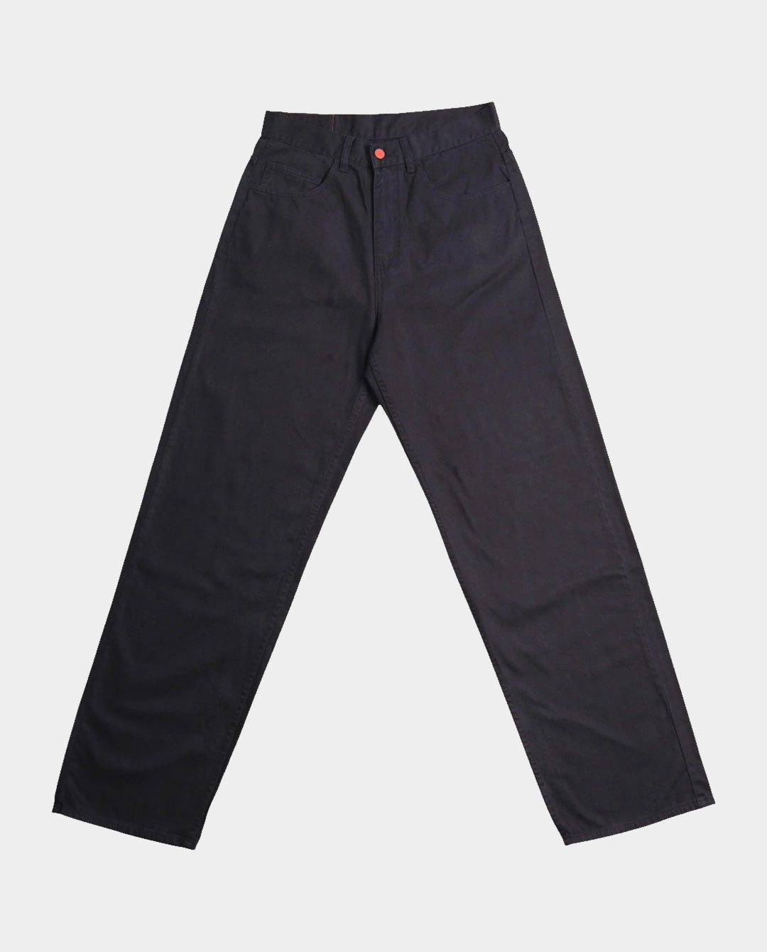 BeWider - Super Loose Jeans - Black/Black Stitching Pants BeWider