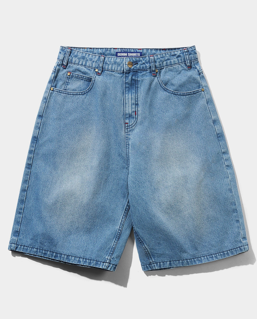 Butter Goods - Blotch Denim Shorts - Streaky Blue Shorts Butter Goods