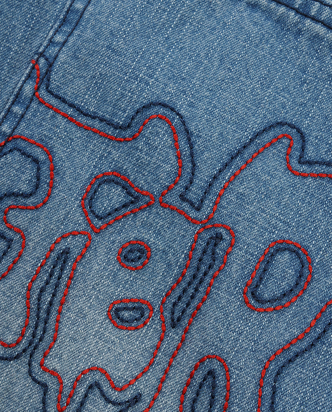 Butter Goods - Blotch Denim Jeans - Streaky Blue Pants Butter Goods