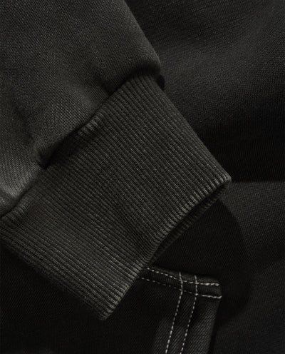 Butter Goods - Blotch Zip-Thru Hoodie - Washed Black Hoodies Butter Goods