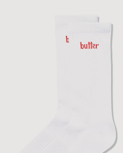 Butter Goods - Basic Socks - White