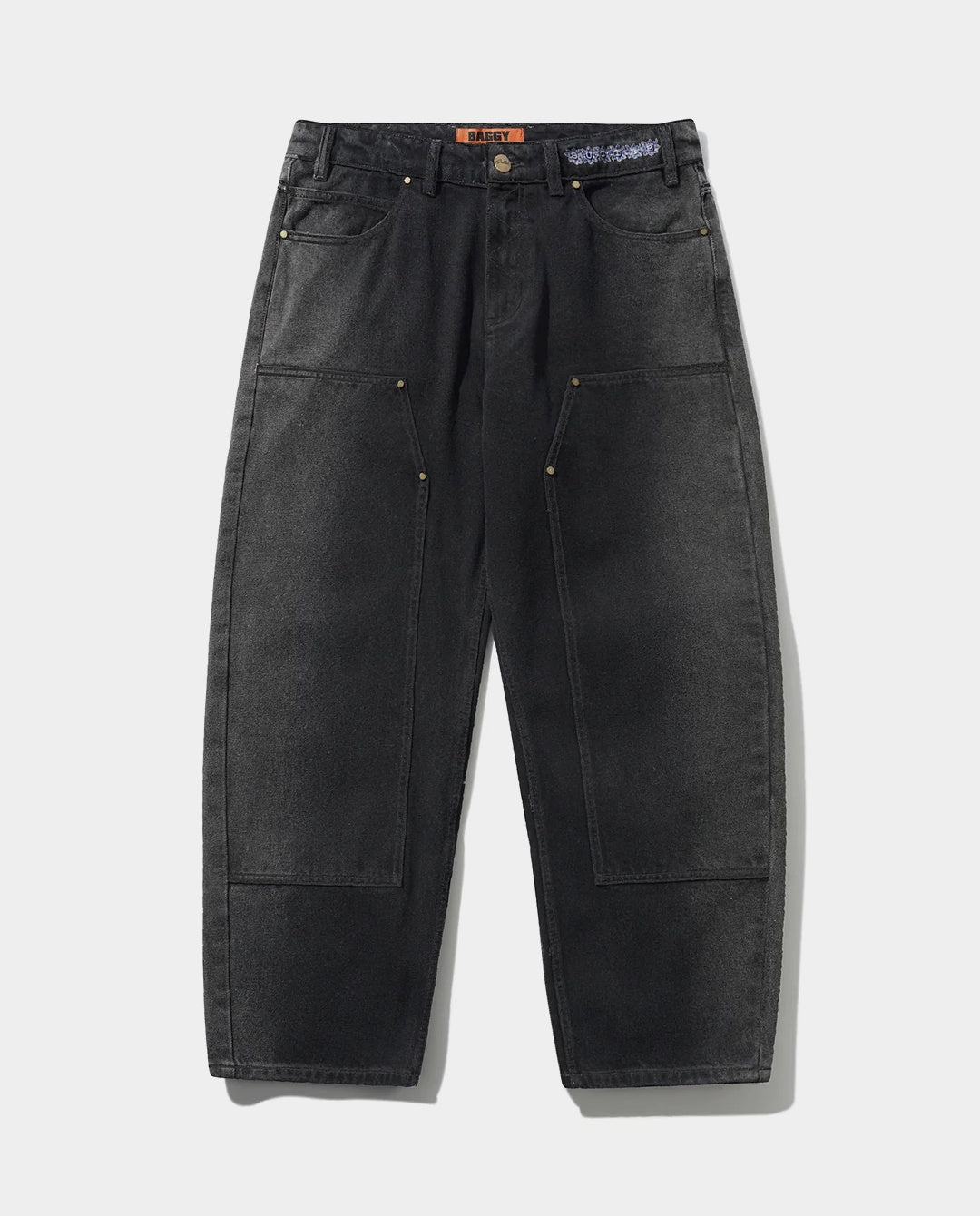 Butter Goods - Bronco Denim Jeans - Washed Black Pants Butter Goods