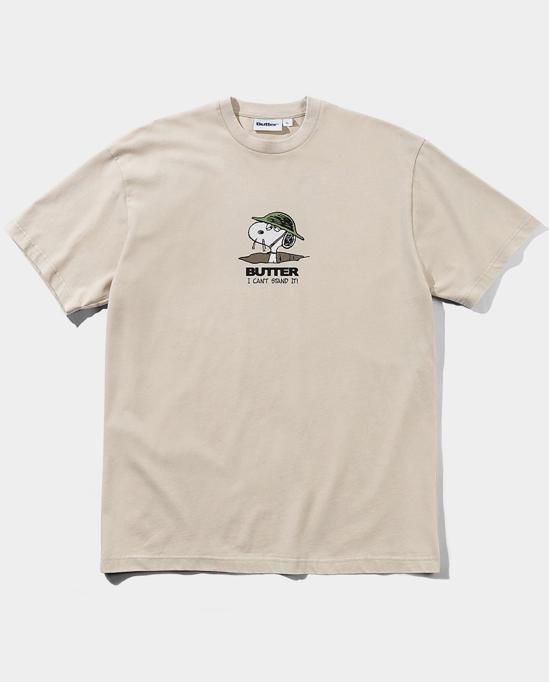 Butter Goods - Can’t Stand It Tee - Washed Sandstone T-Shirts Butter Goods