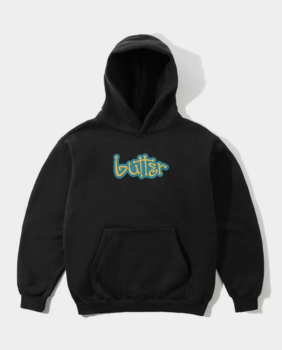Butter Goods - Connection Pullover Hood - Black Hoodies Butter Goods