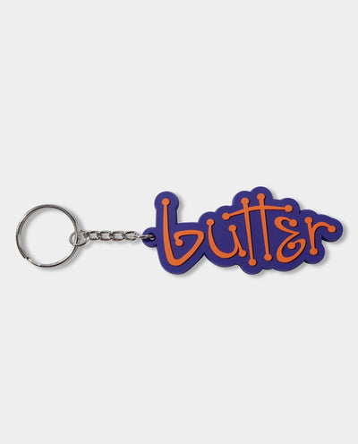 Butter Goods - Connection Rubber Keychain - Navy Lifestyle Butter Goods