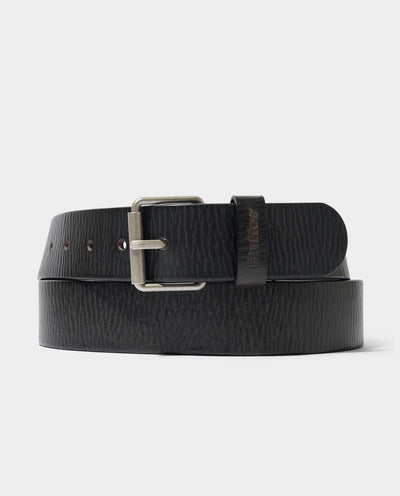 Butter Goods - Distressed Leather Belt - Black Belts Butter Goods