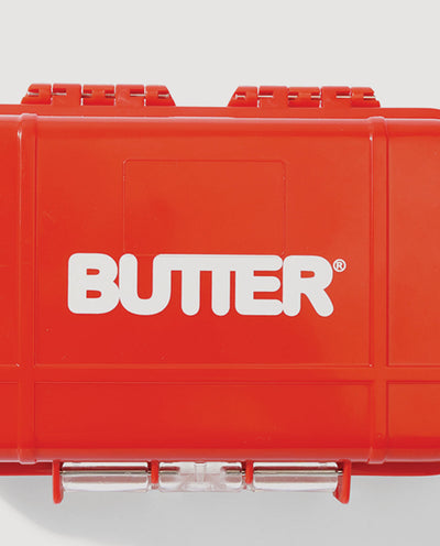 Butter Goods - Mini Plastic Logo Case - Red