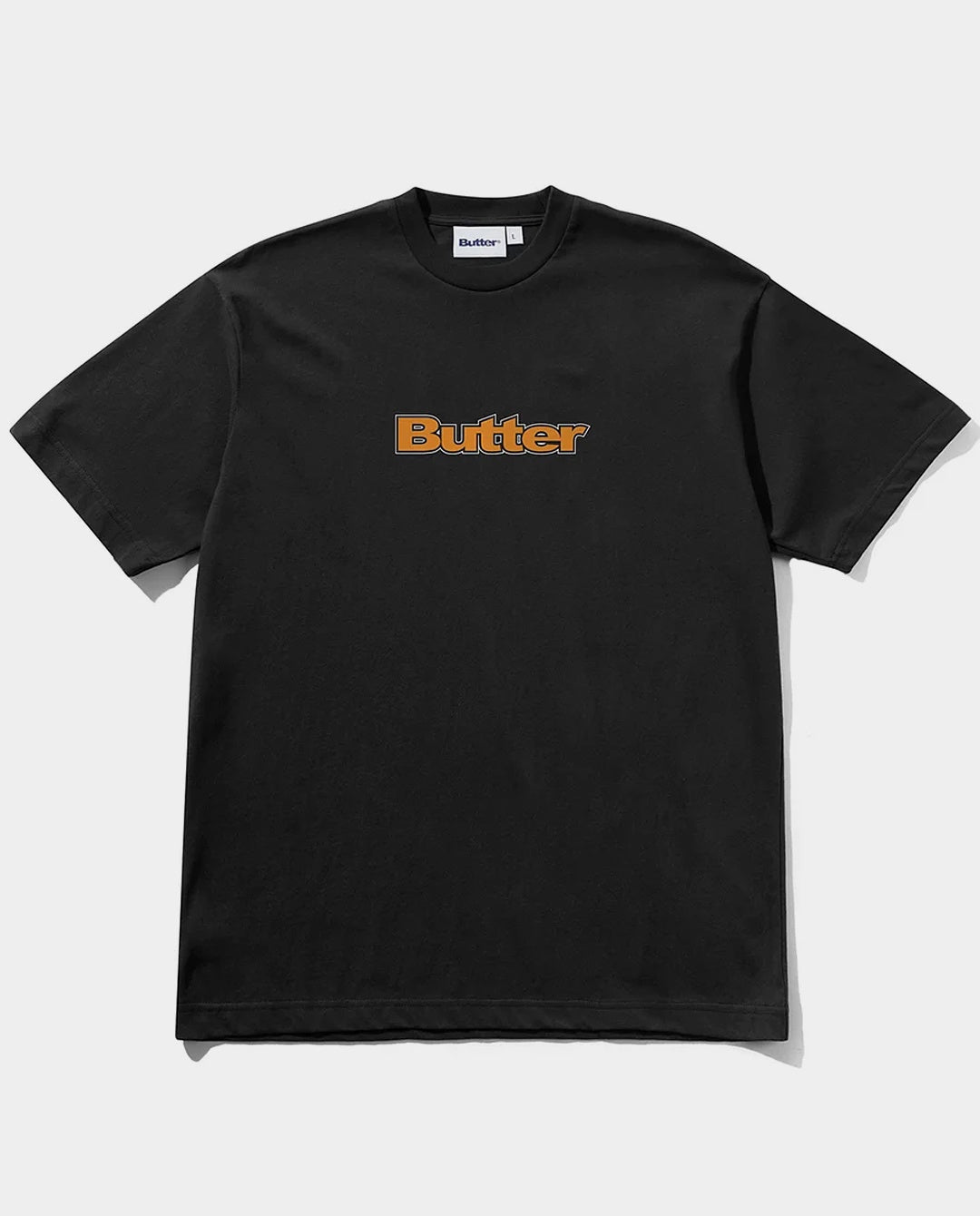 Butter Goods - Outline Logo Tee - Black T-Shirts Butter Goods