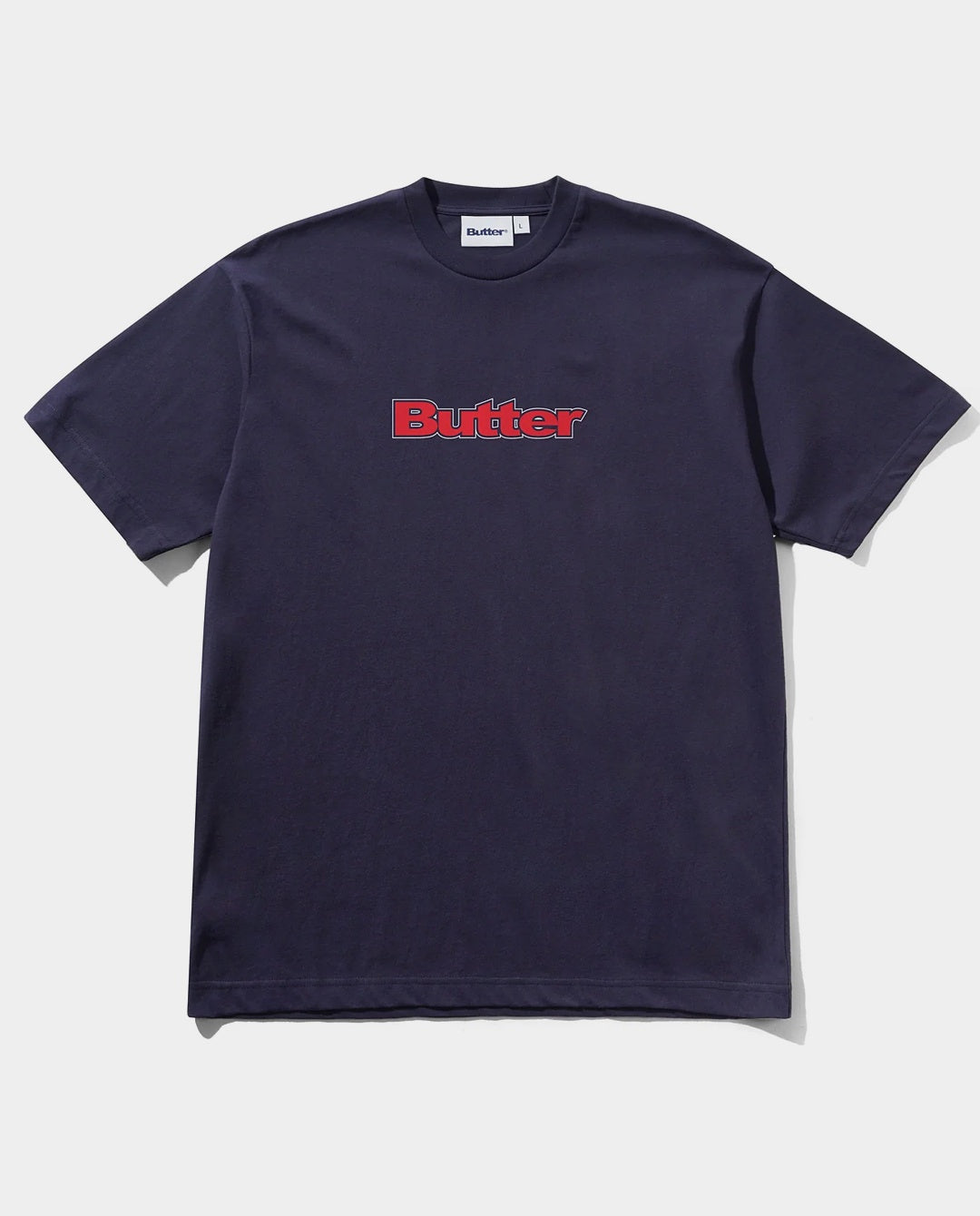 Butter Goods - Outline Logo Tee - Navy T-Shirts Butter Goods