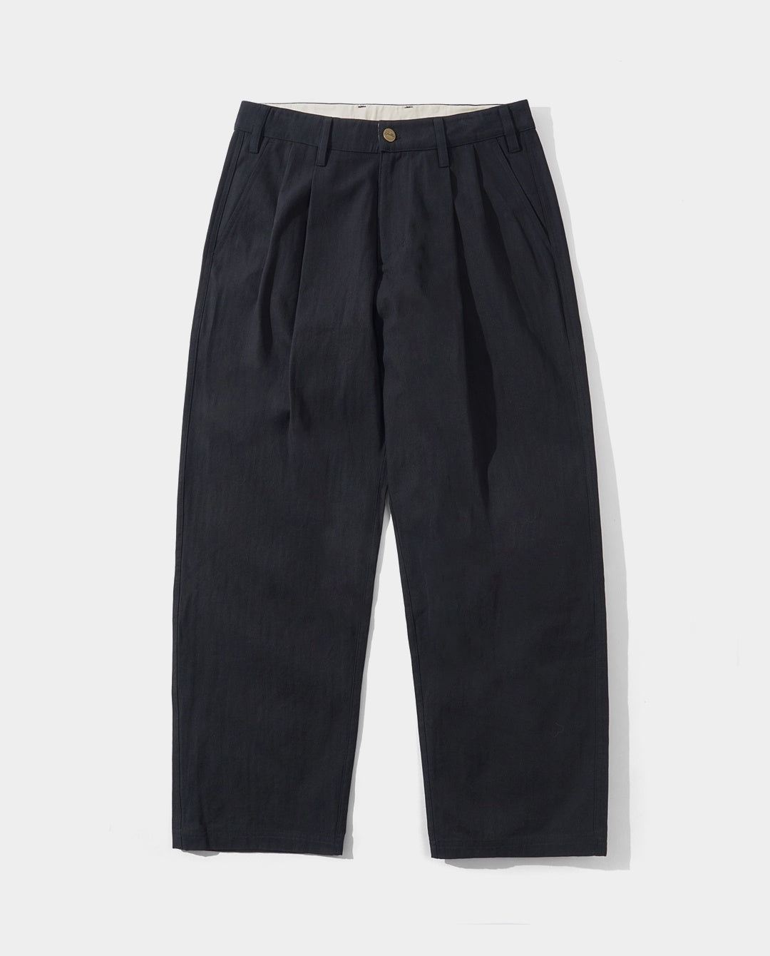 Butter Goods - Pleated Trouser - Black Pants Butter Goods