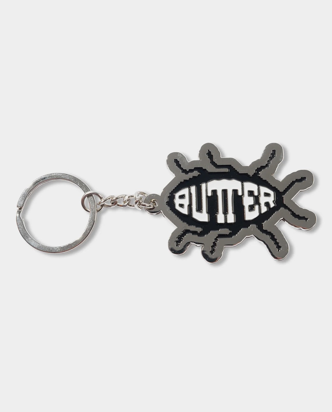 Butter Goods - Roach Enamel Keychain - Silver Lifestyle Butter Goods