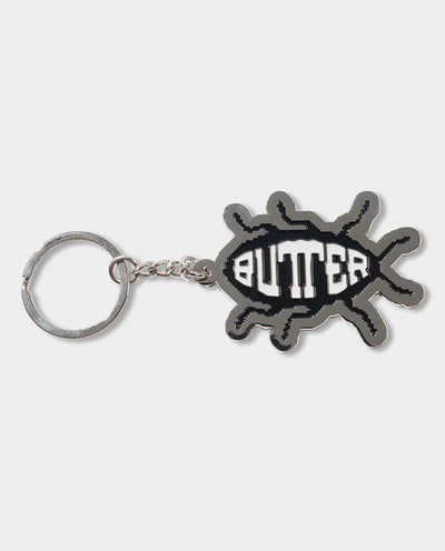 Butter Goods - Roach Enamel Keychain - Silver Lifestyle Butter Goods