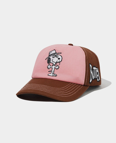 Butter Goods - Spike 5 Panel - Brown/Light Pink Hats Butter Goods