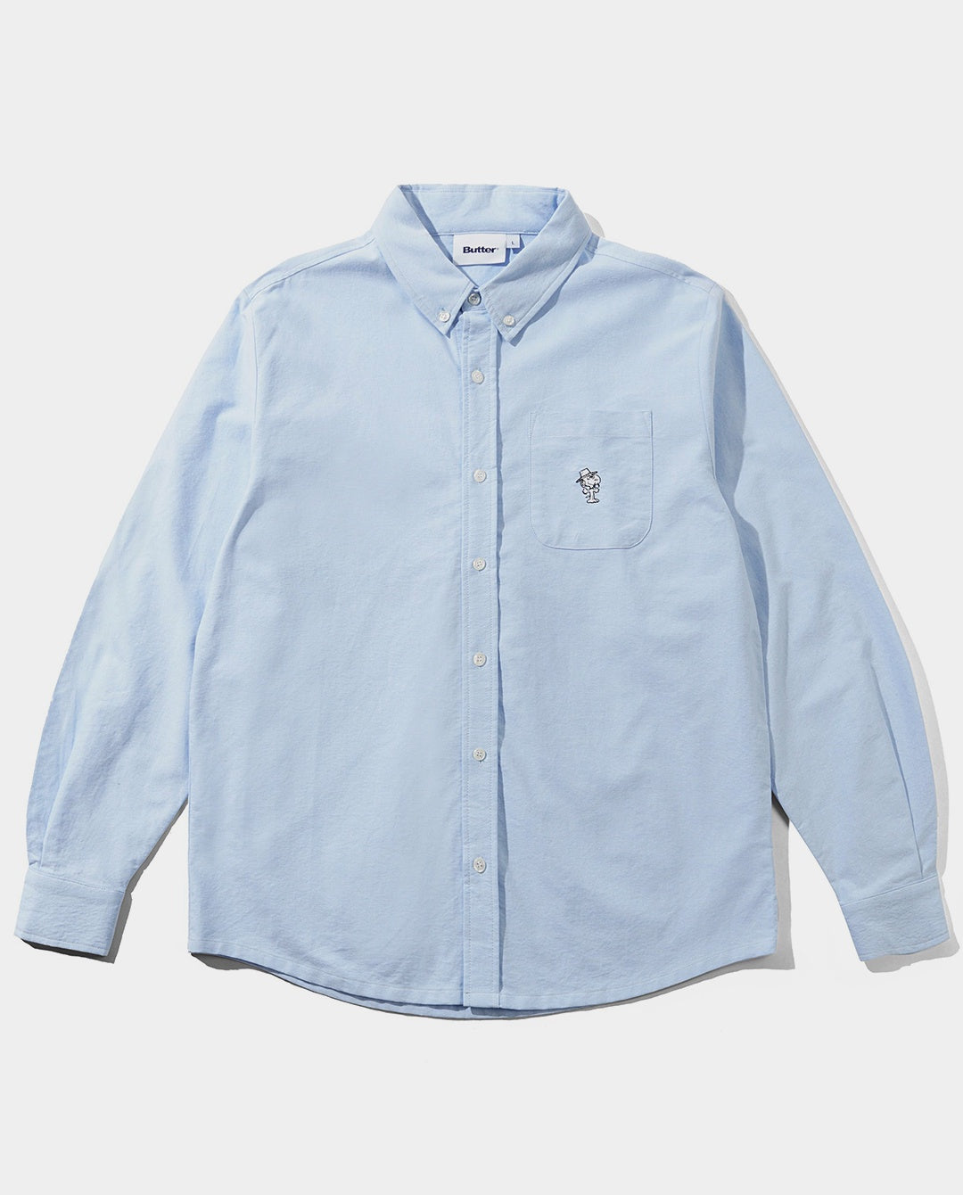 Butter Goods - Spike Oxford Shirt - Blue Shirts Butter Goods