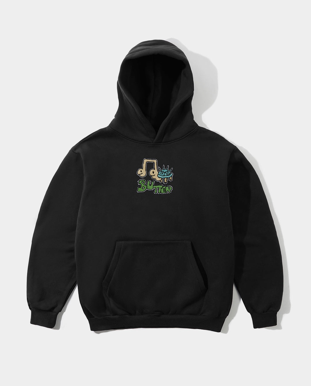 Butter Goods - Turtle Pullover Hood - Black Hoodies Butter Goods
