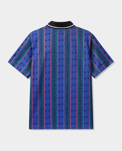 Butter Goods x Umbro - Vert Jersey - Forest/Cobalt T-Shirts Butter Goods   