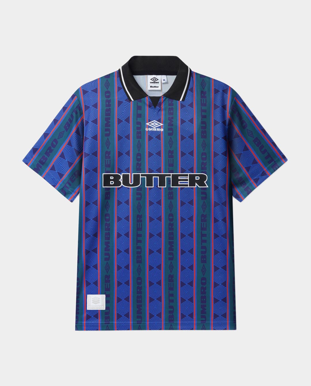 Butter Goods x Umbro - Vert Jersey - Forest/Cobalt T-Shirts Butter Goods   