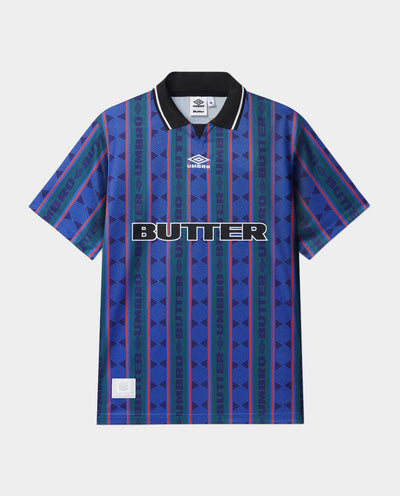 Butter Goods x Umbro - Vert Jersey - Forest/Cobalt T-Shirts Butter Goods   