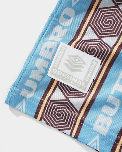 Butter Goods x Umbro - Vert Jersey - Sky/Brown T-Shirts Butter Goods   