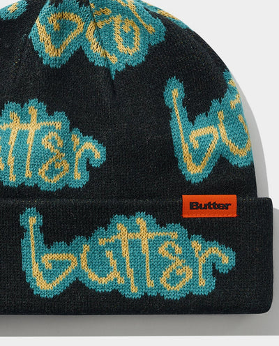 Butter Goods - Connection Beanie - Black Beanie Butter Goods
