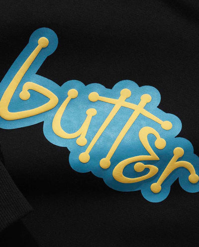 Butter Goods - Connection Pullover Hood - Black Hoodies Butter Goods