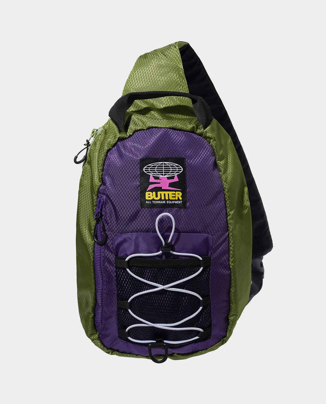Butter Goods - Express Shoulder Bag - Grass/Purple Bags Butter Goods