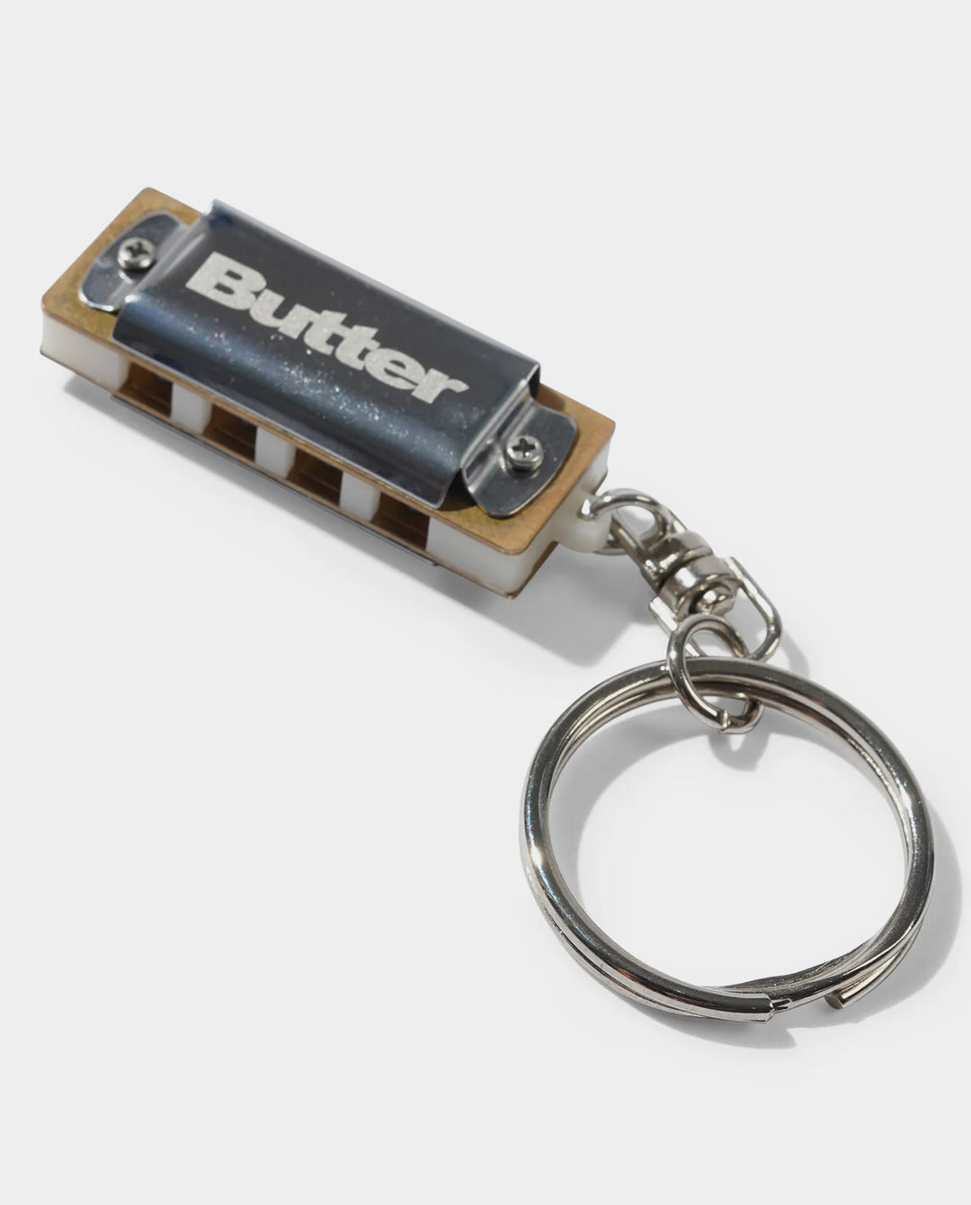 Butter Goods - Harmonica Keychain - Silver Lifestyle Butter Goods