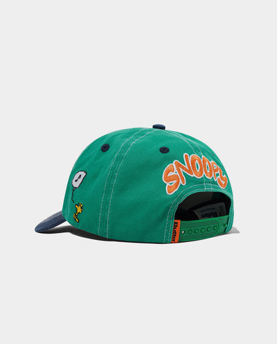 Butter Goods - Music Snapback Cap - Washed Kelly Green/Navy Hats Butter Goods