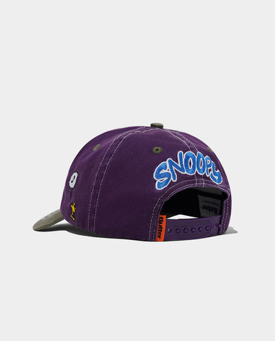 Butter Goods - Music Snapback Cap - Washed Purple/Fern Hats Butter Goods