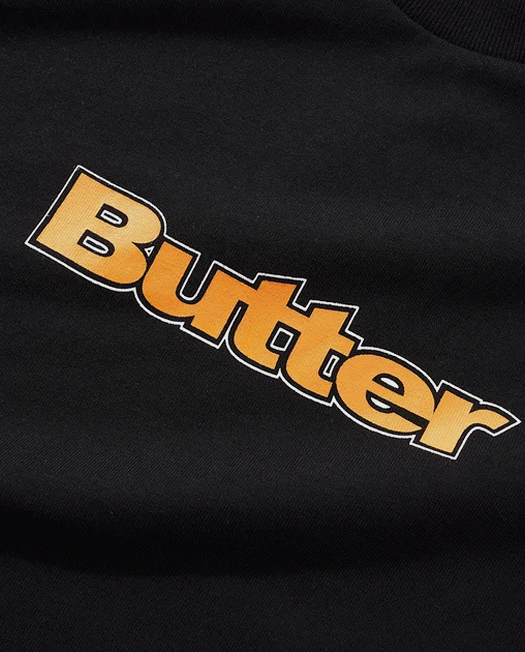 Butter Goods - Outline Logo Tee - Black T-Shirts Butter Goods