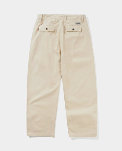Butter Goods - Pleated Trousers - Sandstone Pants Butter Goods
