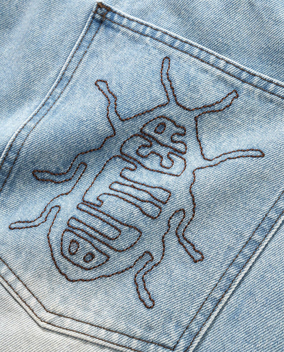 Butter Goods - Roach Denim Jeans - Distressed Indigo Pants Butter Goods