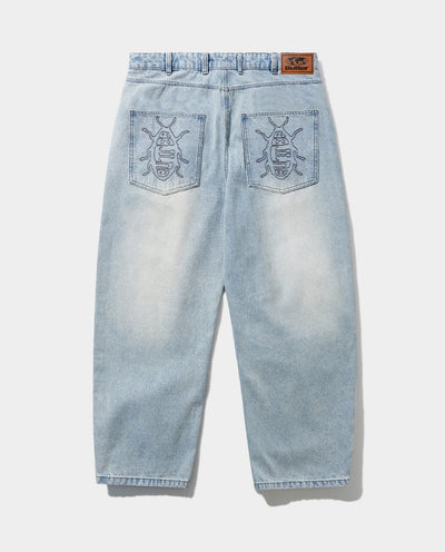 Butter Goods - Roach Denim Jeans - Distressed Indigo Pants Butter Goods