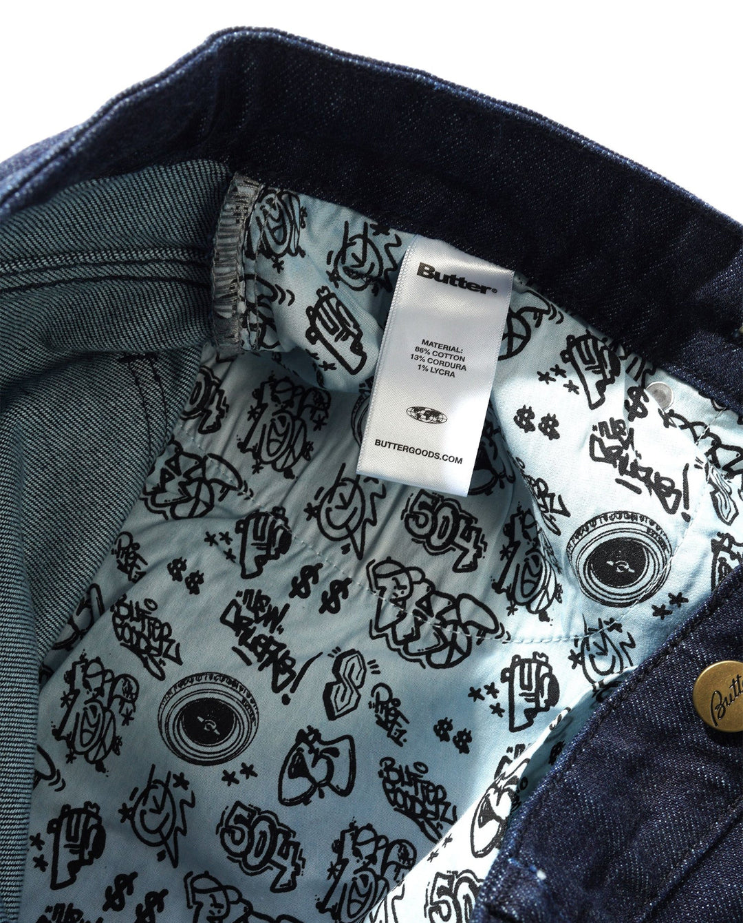 Butter Goods - Santosuosso Denim Jeans - Cordura Denim Pants Butter Goods