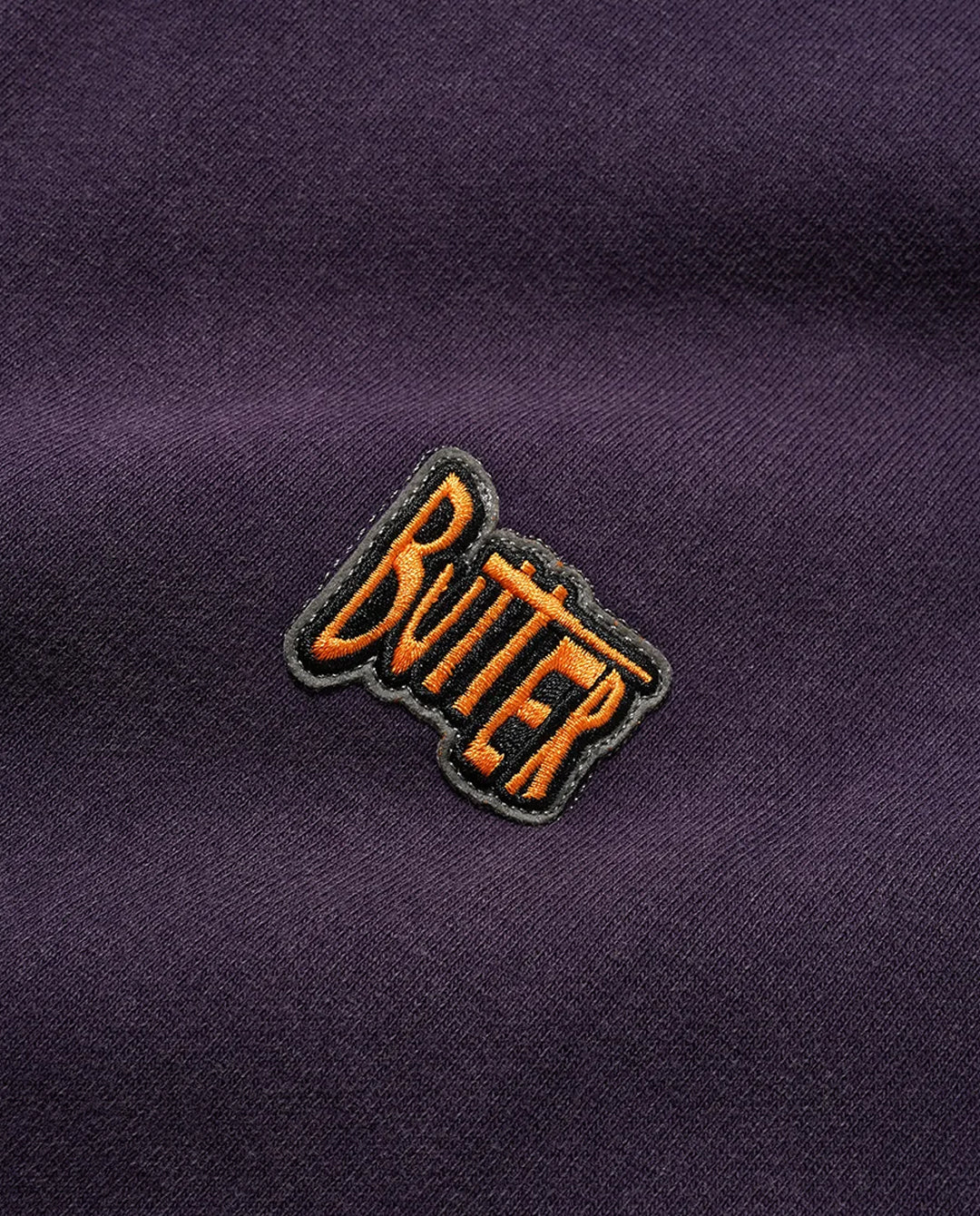 Butter Goods - Sketch Zip-Thru Hood - Eggplant Hoodies Butter Goods