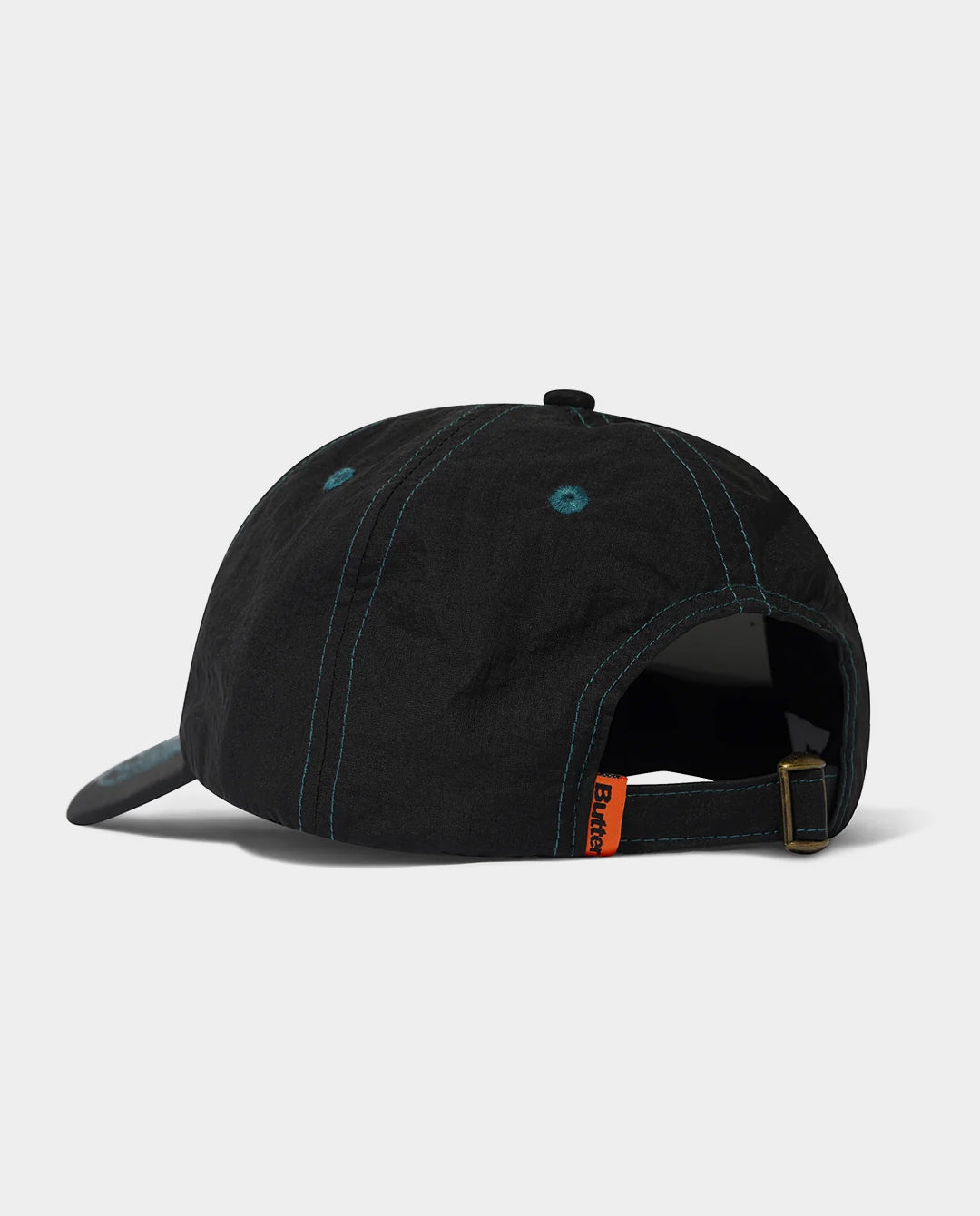 Butter Goods - Connection 6 Panel Cap - Black Hats Butter Goods