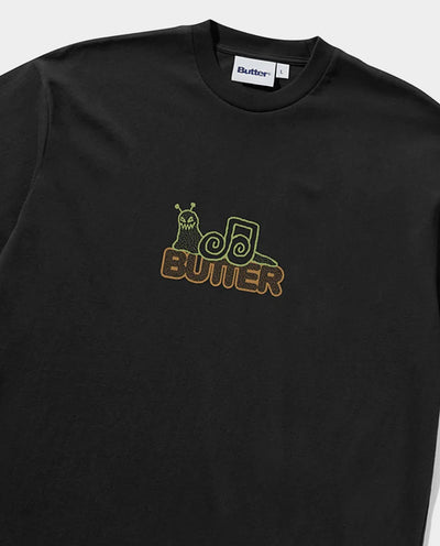 Butter Goods - Snail Tee - Black T-Shirts Butter Goods