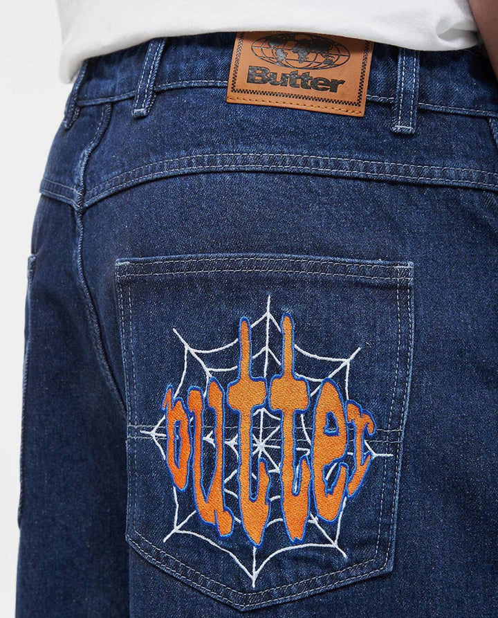 パンツ butter goods spiderweb denim 32 baggy 楽天市場】バター