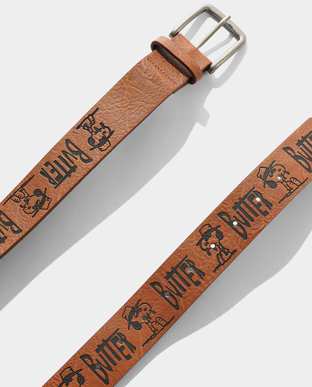 Butter Goods(バターグッズ)/Station Belt ブラウン Station Belt, Hide – Butter Goods