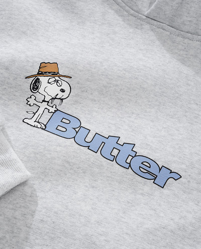 Butter Goods - Spike Logo Hoodie - Ash Hoodies Butter Goods