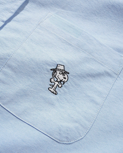 Butter Goods - Spike Oxford Shirt - Blue Shirts Butter Goods